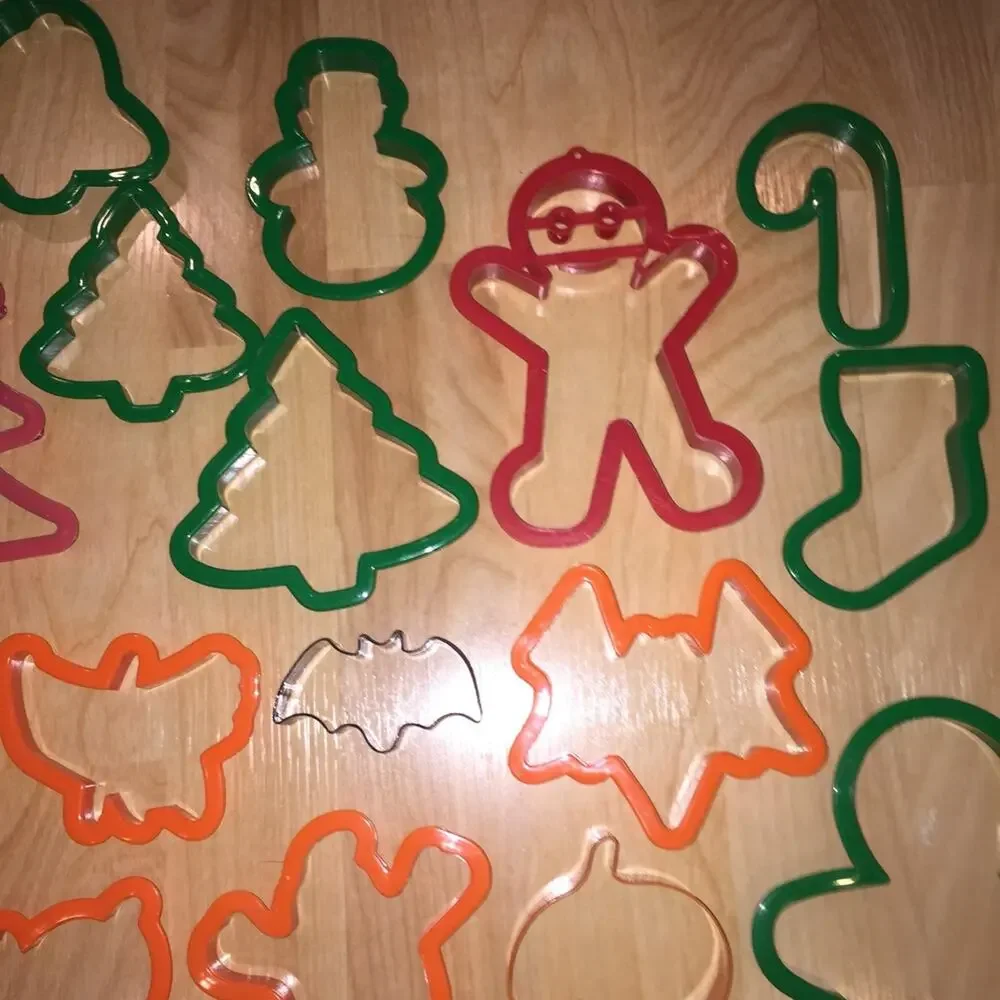 Multi Holiday Plastic Cookie Cutter Set - 30 Shapes Baking & Kids Crafts